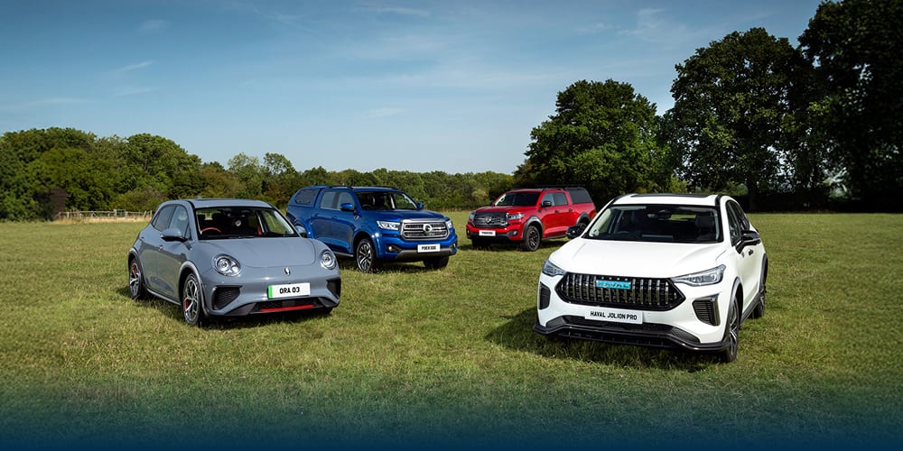 Front angled view of the GWM range