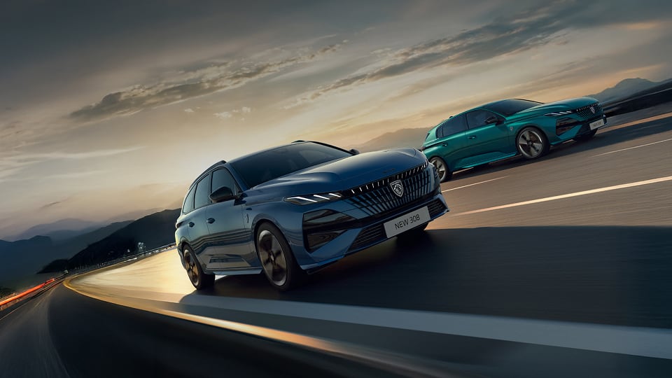 Front view of Peugeot 308